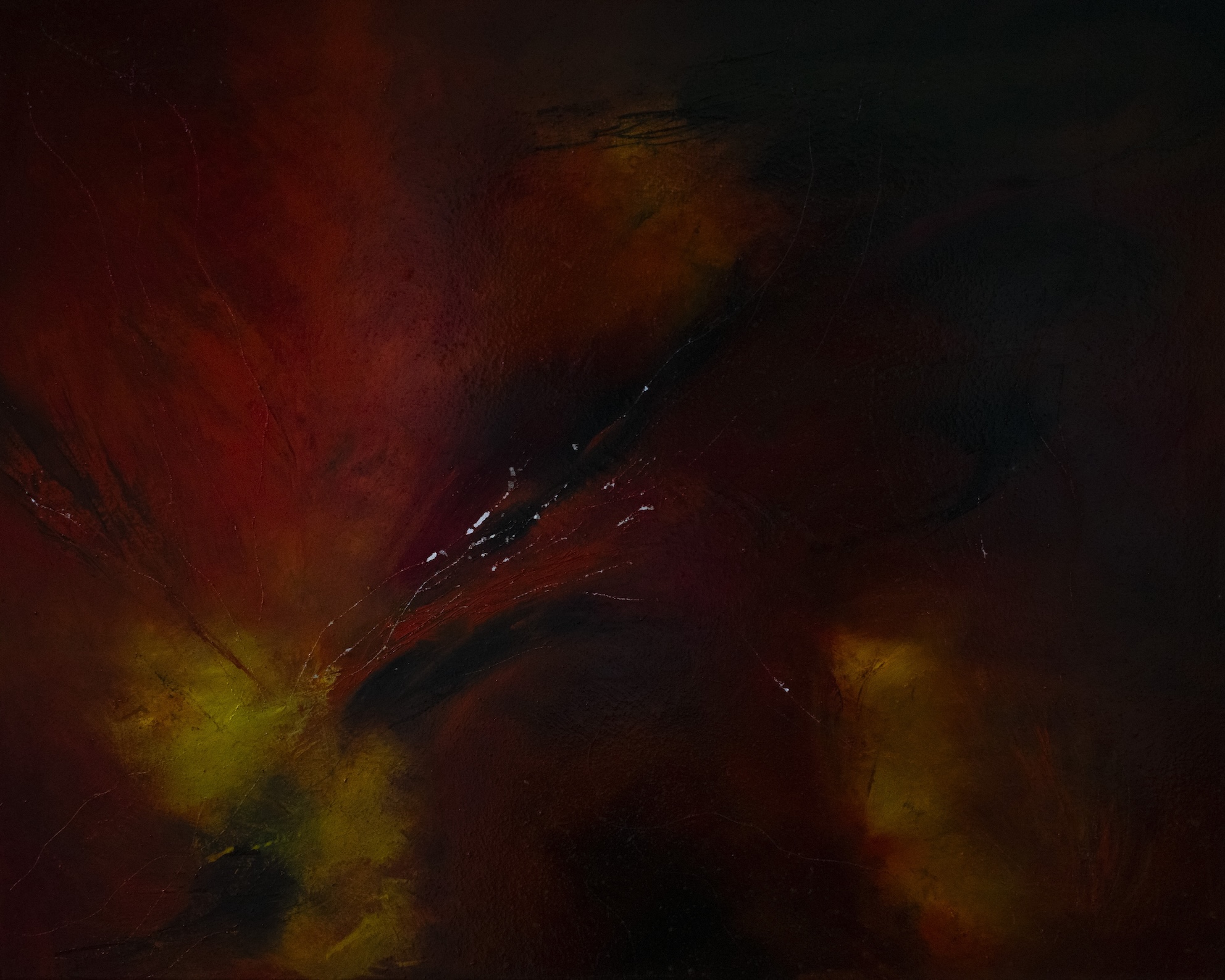 Gemälde Lava, 100 × 80 cm