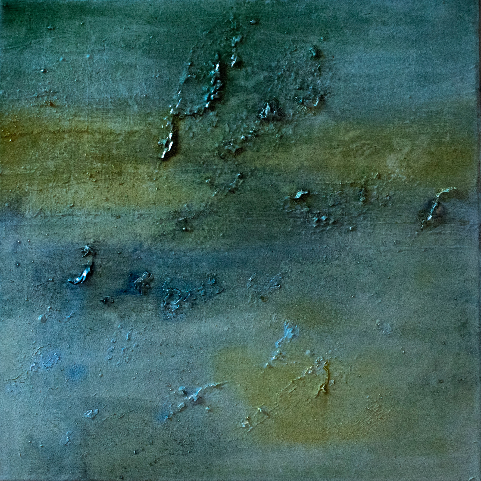 Gemälde Wasserwelt I, 40 × 40 cm